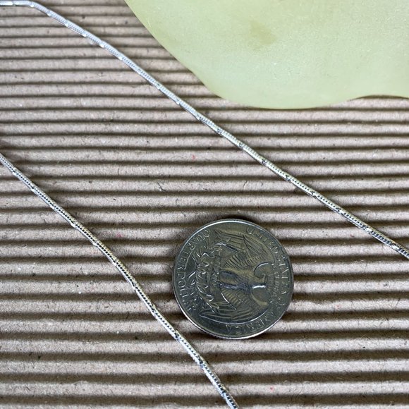 NEW 20" Real Solid Silver (not plated) Diamond Cut Snake Chain 1.5mm - Picture 6 of 6